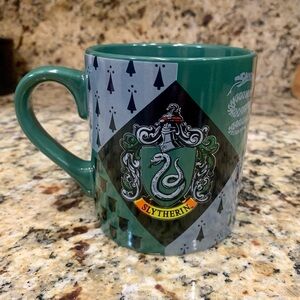 Slytherin House Harry Potter Crest Ceramic Mug, 14 Ounces by silver buffalo